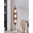 French-Style Wrought Iron, Marble and Acrylic Floor Lamp