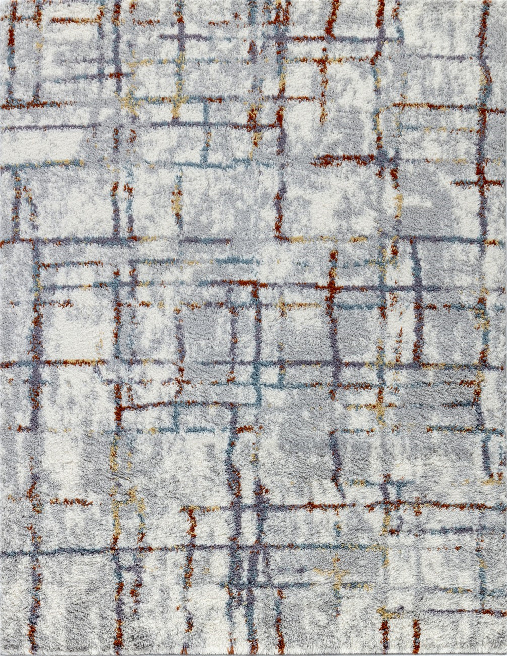 Brayden Studio® Loft Shag GC_CZY1009 Multi Shaggy Area Rug | Wayfair