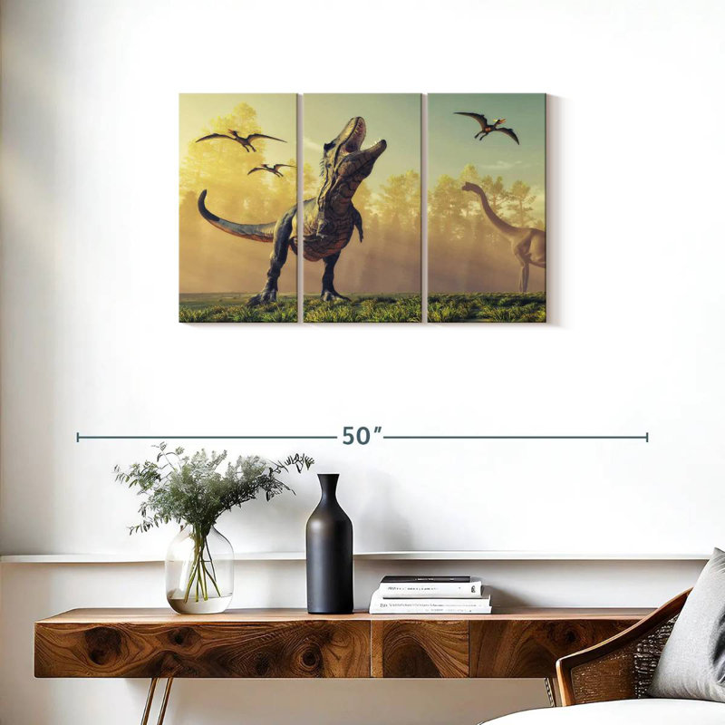 Dinosaur Park, 20" H x 33" W