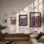 Lavender Fields At Horizon Pastoral - Print-1782430292-1782430294
