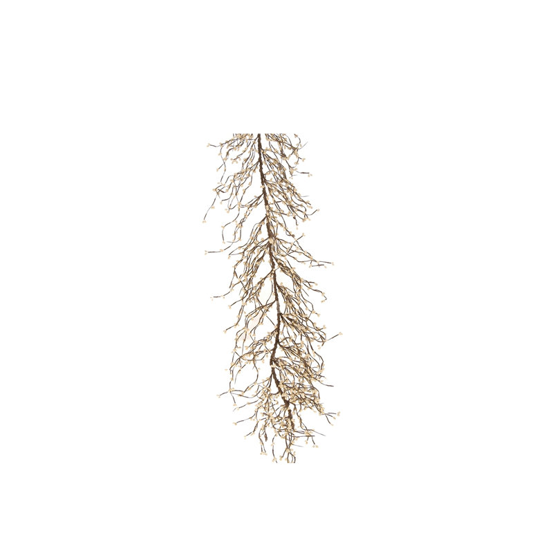 48'' in. Faux Berry Garland, Cream