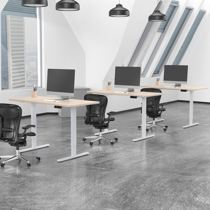 Bureau debout, Blanc