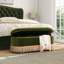Banc de rangement ovale capitonné Bullion-1573679933