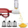 5-Piece Shredder/Slicer Attachment for KitchenAid Stand Mixer
