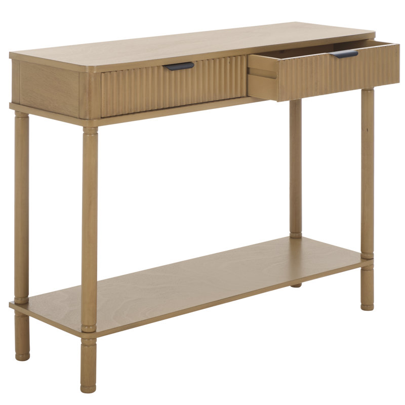 Console 2 tiroirs Remo, Brun