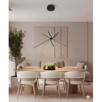 Pilton 5-Light LED Sputnik Modern Chandelier
