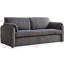 Lit futon de 79,13 po, lit escamotable moderne, revêtement en velours côtelé, base en métal, élément clé du salon, canapé d'une capacité de 450 lb, structure, pièce de base, poids maximal de 450 lb