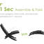 Chaise Adirondack pliante en plastique Sofina