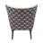  Transitional Art Deco Cotton Handmade Accent Chair