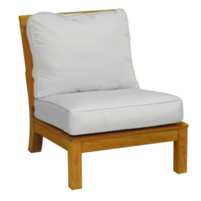 Monterey Sectional Armless Teak Outdoor Chair