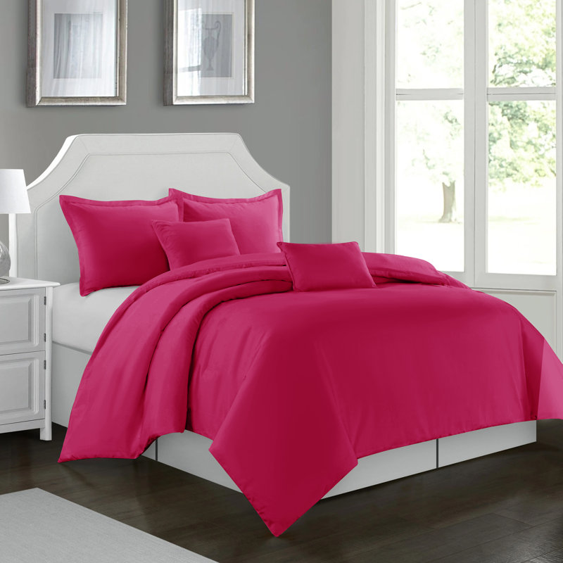 Cathyjo Super Soft Microfibre Reversible 200 TC Plain Duvet Cover Set with Cases, Super King Duvet Cover + 2 King Pillowcases