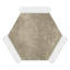 Marcotto Panal 9" x 10" Porcelain Moroccan Wall & Floor Tile