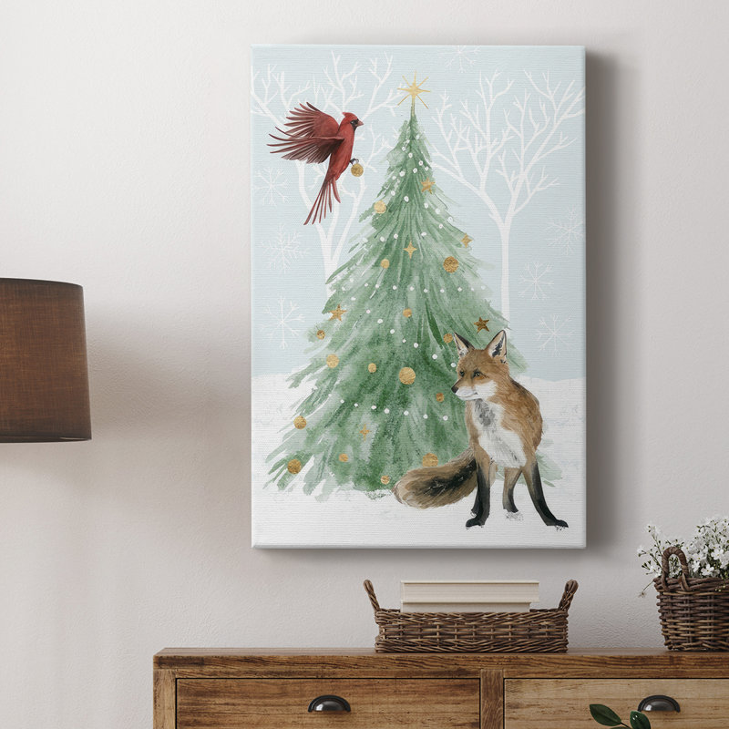 Collection de Noël dans la forêt - galerie Cavas sur mesure, H 18 po x l 12 po