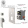 10-inch Dual Function Complete Shower System with Rough in-Valve