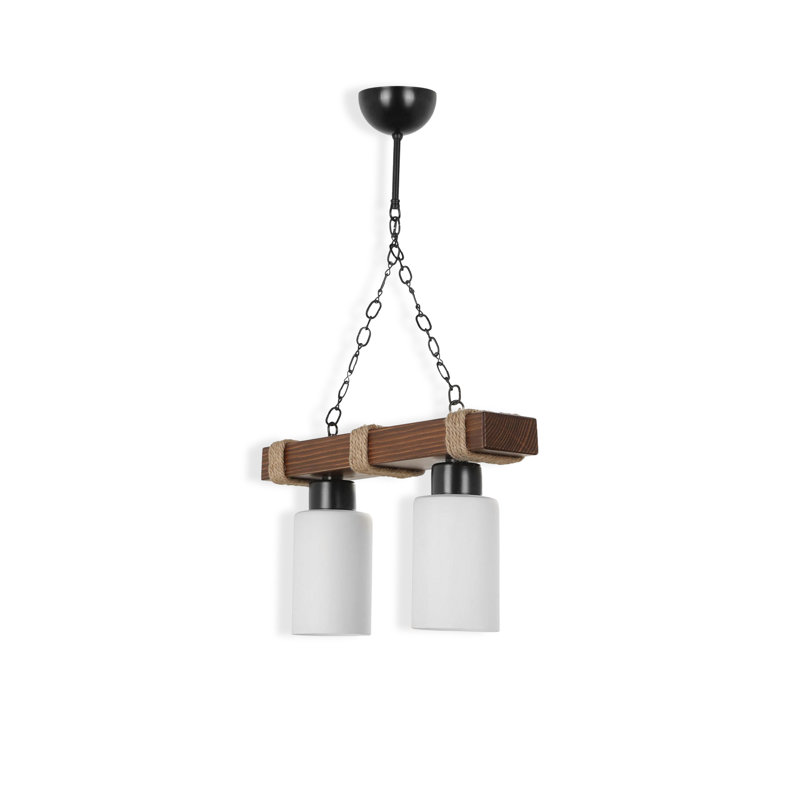 Luminaire suspendu pour îlot de cuisine 2 lumières