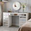 Ninian Vanity Dressing Table with 13-Drawers Glass top 130cm Wide-831776077