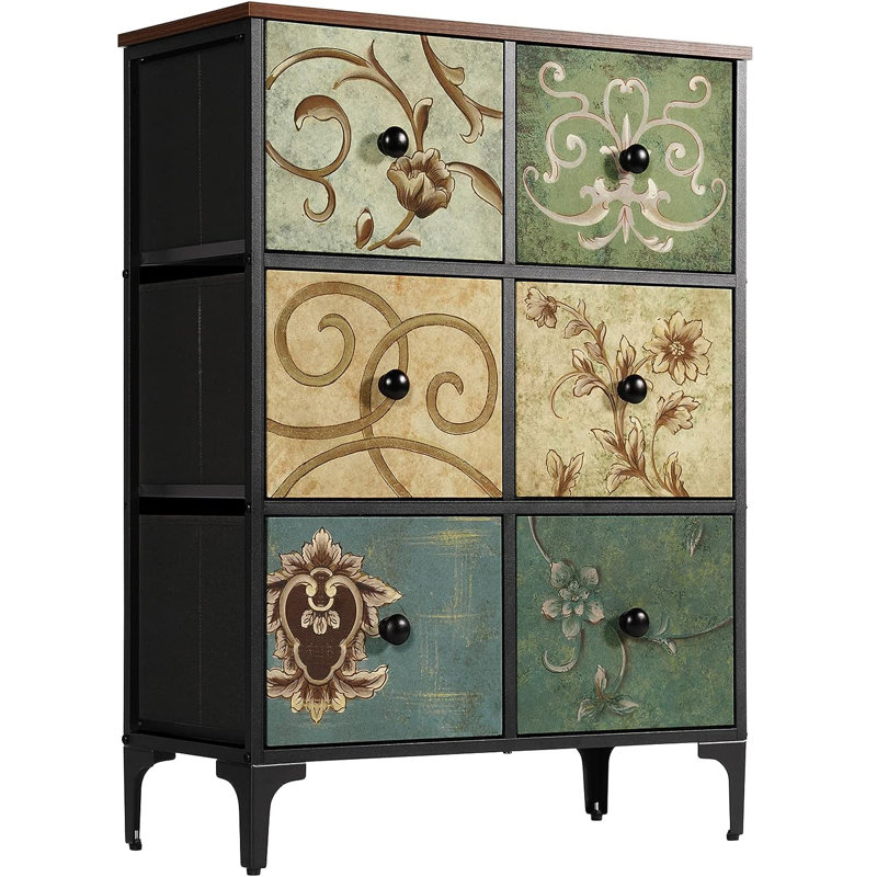 Commode double 6 tiroirs l 26,6 po Arkose