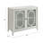 Ceara White Finish Console Cabinet
