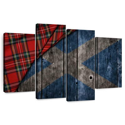 Borges Kilt And Scottish Flag