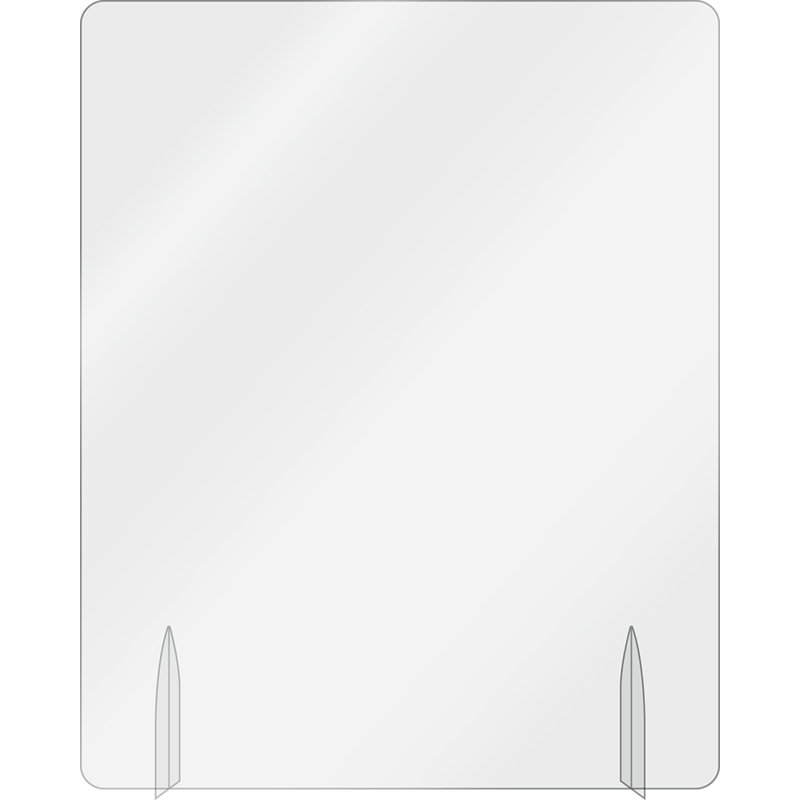 Protecteur anti-éternuement 1 panneau Acrylic, H 30 po x l 24 po x P 9 po