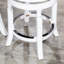 Tabouret de bar 30 po, siège d'appoint en tissu patiné-974362772-974362773