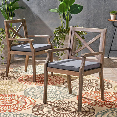 Chaise avec 2 coussins Perla