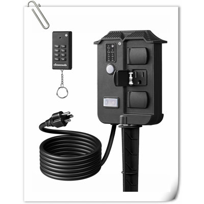 Outdoor Power Stake Timer Waterproof