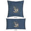 Housse de coussin en coton Springtime Denim