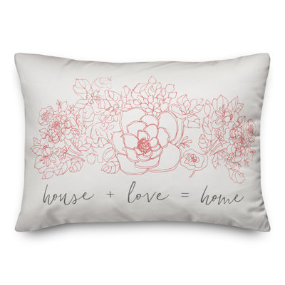 Housse de coussin rectangulaire et insert