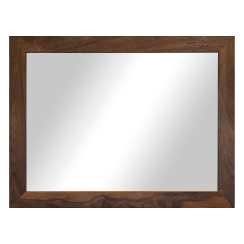 Rayne Mirrors Ozark Hardwood Mirror Walnut, 33" x 46"