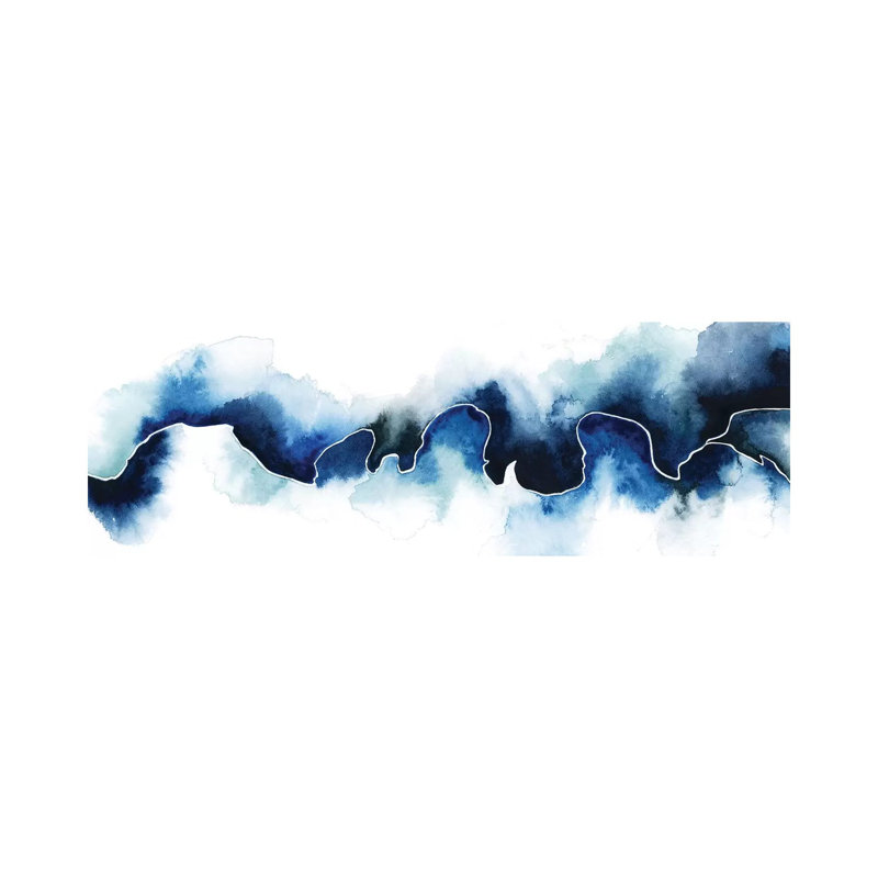 Glacial Break I by Grace Popp - Wrapped Canvas Panoramic Painting, 30.48 cm H x 91.44 cm W x 3.175 cm D