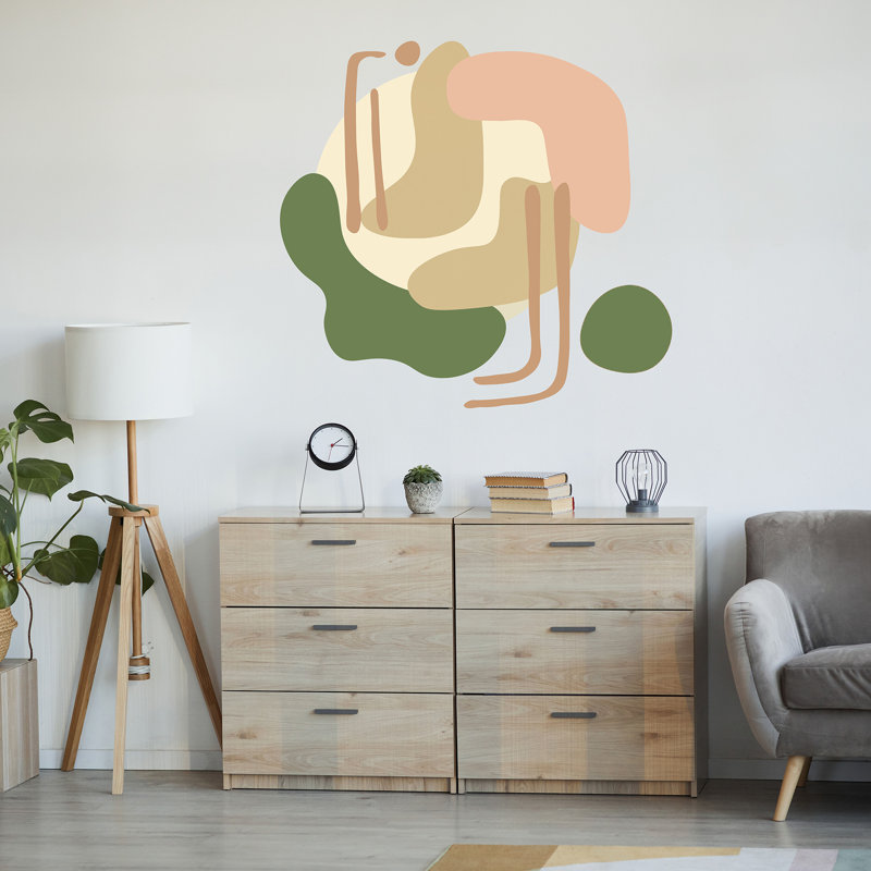 Soft Amoeba Modular Mural Peel and Stick Wall Decals