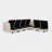 Wide Reversible Modular Sofa & Chaise with Ottoman-1758796705