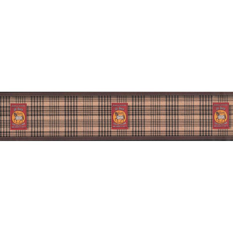 Retro Borders Plaid Border