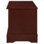 Commode rectangulaire en cèdre brun chaud-1514619321