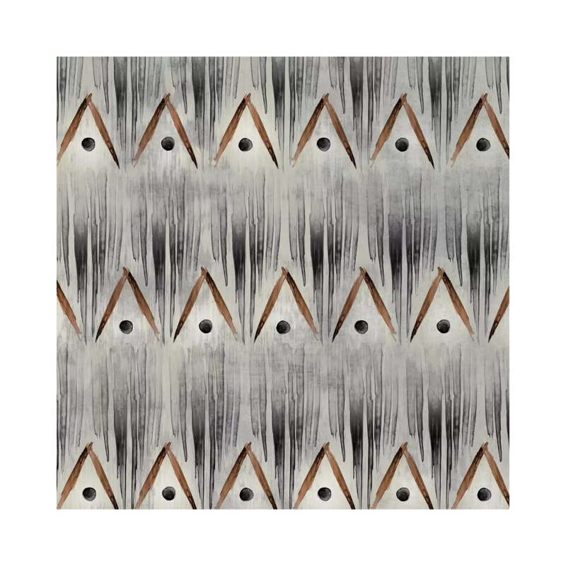 Grey Tribal I by PI Studio - Wrapped Canvas Painting, 30.48 cm H x 30.48 cm W