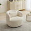 Fauteuil d'appoint pivotant à 34 ° l 34,25 po en velours côtelé texturé - parfait pour tout espace (ensemble de 2)-991239406