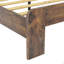 Structure de lit double, structure de lit plateforme en bois, silencieux, aucun sommier nécessaire et outil d'assemblage facile
