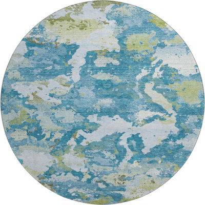Premium Machine Washable Kumbhar AMF1381 Modern Rug
