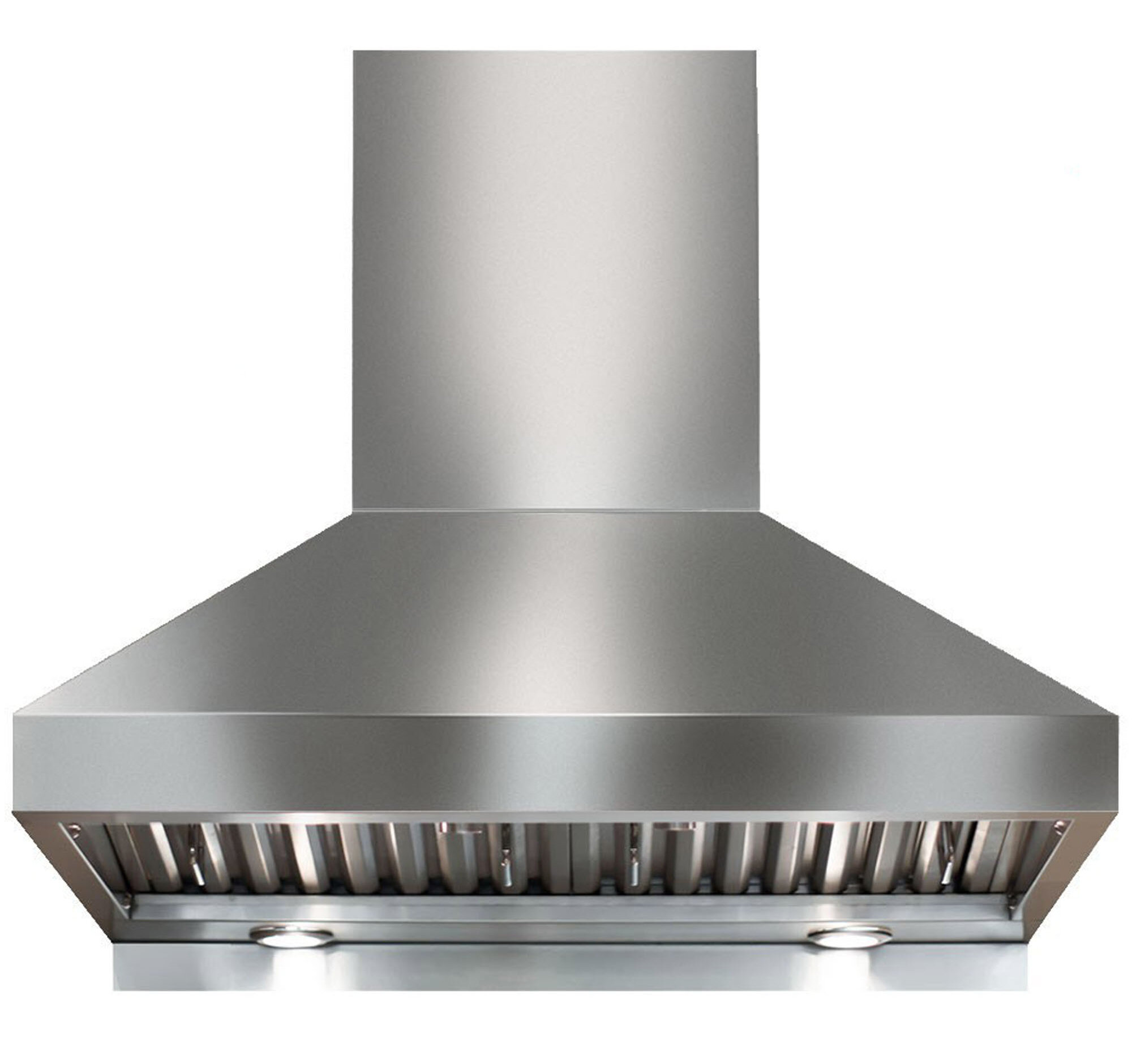 Victory Range Hoods Twister 30 Inches 750 Cubic Feet Per Minute Ducted Wall  Mount Range Hood with Baffle Filter and Light Included