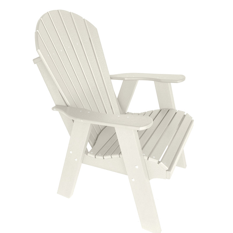 Chaise Adirondack en poly Aigris Fire Pit Chair, Blanc