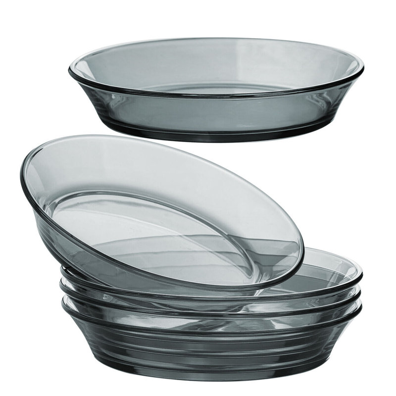 Assiette creuse de 7,8 po Lakevia, Gris