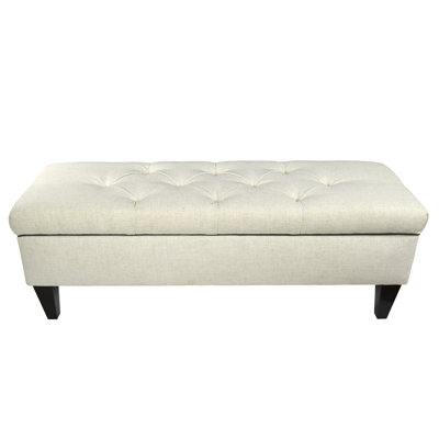 Banc de rangement rembourré Juliana