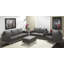 Ensemble de salon configurable en cuir Corniche