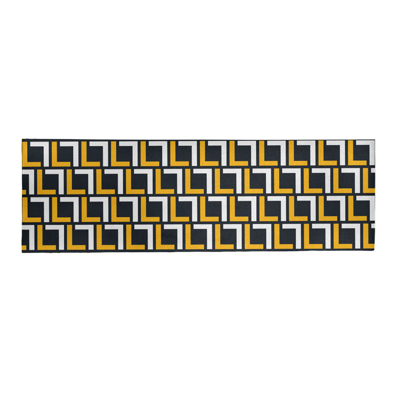 Tapis de couloir noir