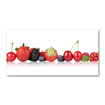 Fruit In A Row - Wrapped Canvas Print