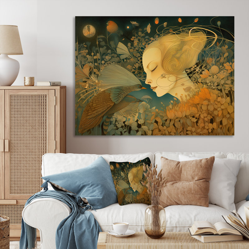«Goddess Dreams In Tender Tones» sur impression sur toile, H 30 po x l 40 po x P 1,5 po, Toile tendue