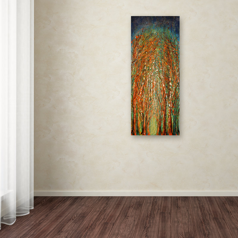 « the wildwood forest », reproduction d’impression sur toile tendue, H 32 po x l 14 po