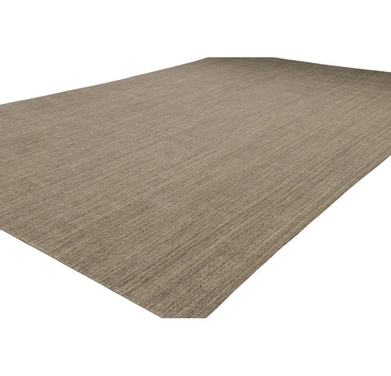 Textural Handmade Kilim Wool Area Rug