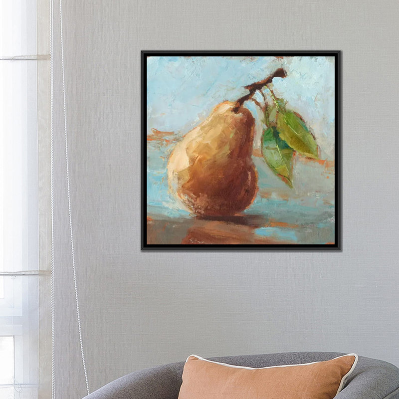 «Impressionist Fruit Study II» par Ethan Harper, reproduction sur toile, H 18 po x l 18 po x P 1,5 po, Toile encadrée noire